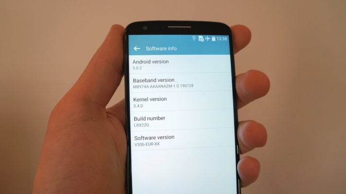 LG G2 uppdateras till Android 5.0 Lollipop i Sverige