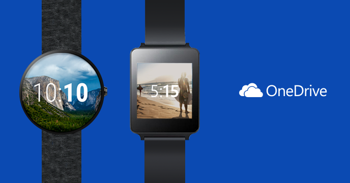 Microsoft OneDrive stödjer nu Android Wear