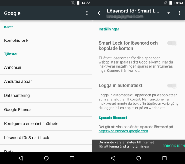 Nu kan Lollipop logga in dig i appar automatiskt