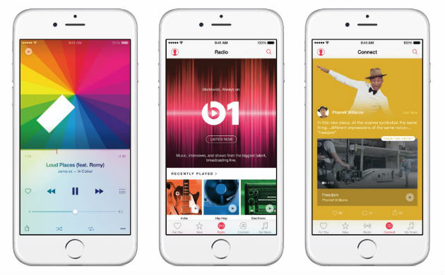 Nya strömningstjänsten Apple Music släpps för Android i höst