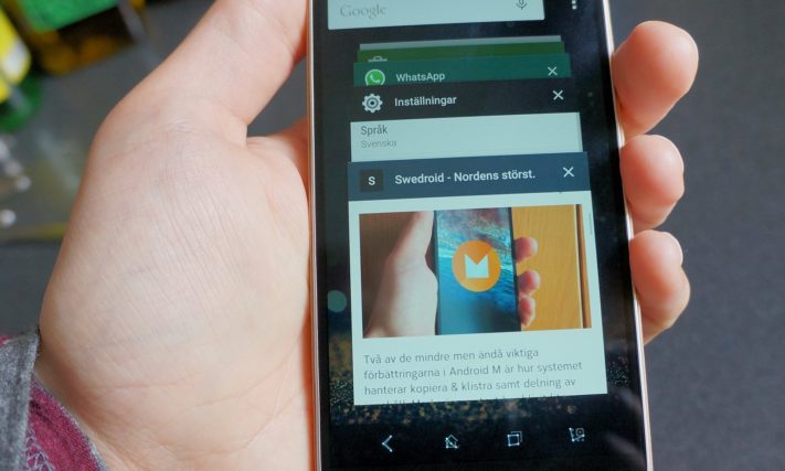 Har du sammanfogat flikar och appar i Lollipop?