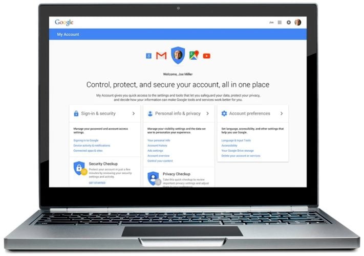 Google ger användare bättre kontroll över integritetsinställningar