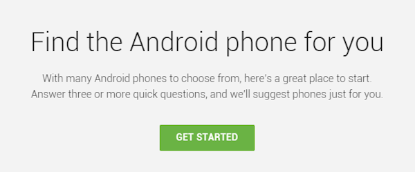 Här kan du se vilken Androidmobil Google tycker passar dig bäst