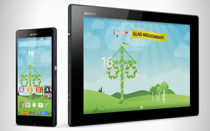 Sony släpper midsommartema för Xperia-enheter