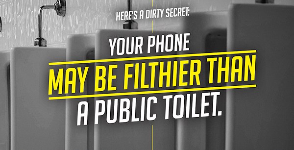 Sony: Din telefon kan vara smutsigare än en offentlig toalett