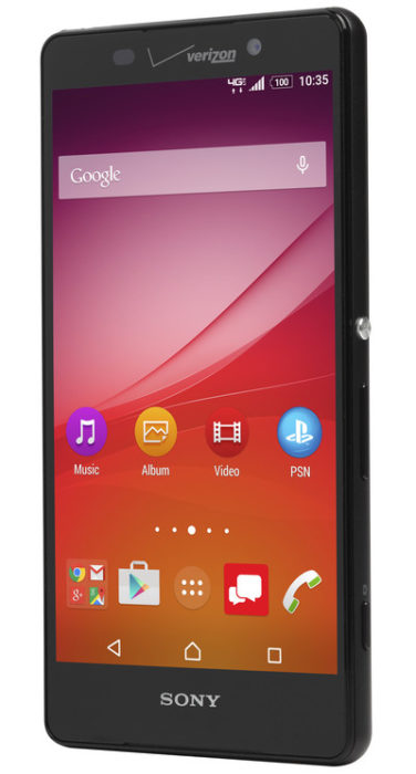 Sony presenterar Xperia Z4v i USA med 2560 x 1440 pixlar