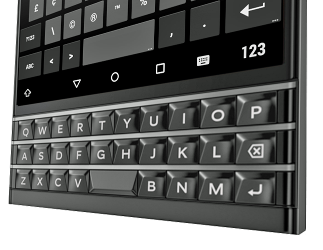 Nya rykten om Androidtelefon från BlackBerry med fysiskt tangentbord