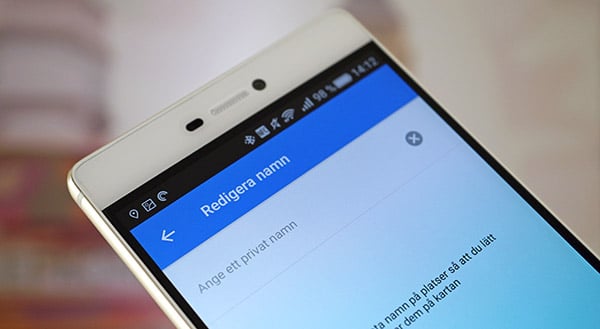 Google Maps tillåter namngivning av platser