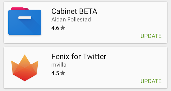 Nu är det lättare att se appars betyg i Play Store