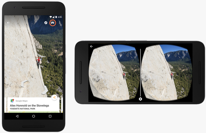 Nu fungerar Street View tillsammans med Google Cardboard