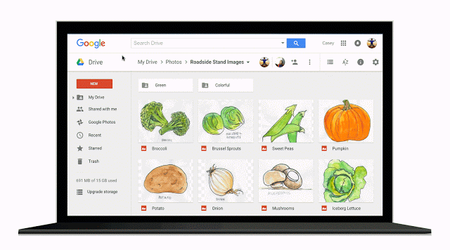 Google förbättrar sökfunktionen på Drive