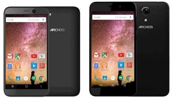 Archos introducerar fyra nya lågpristelefoner