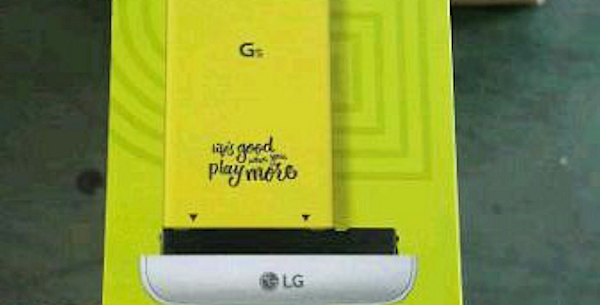 Batterimodul för LG G5 läcker ut på nätet i förtid