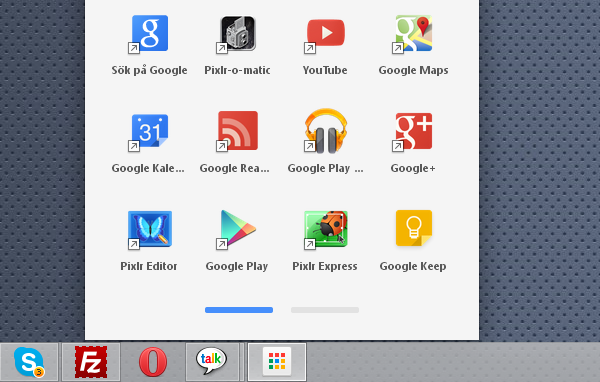 Chromes egna launcher försvinner från Windows, Mac och Linux