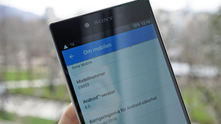 Sony Xperia Z5-serien uppdateras till Android 6.0 Marshmallow i Sverige