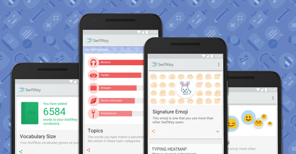 SwiftKey visar mer detaljerad statistik om ditt skrivande