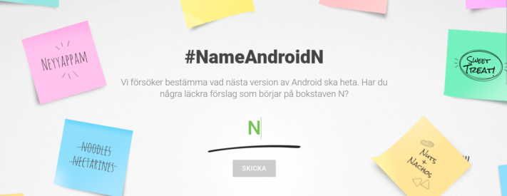 Google låter användarna förseslå namnet på Android N