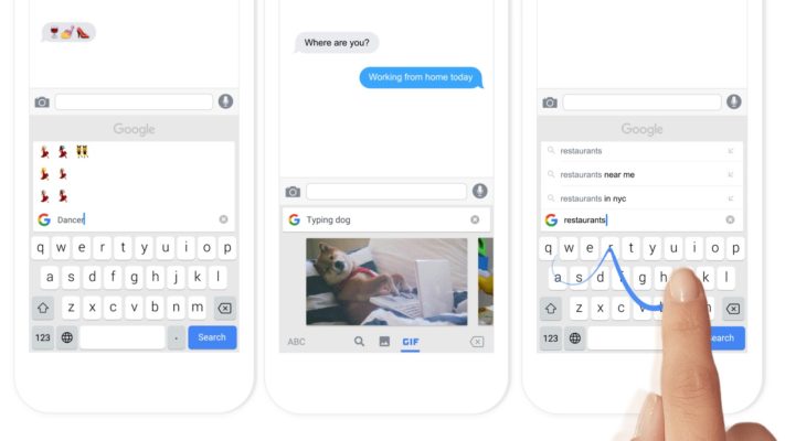 Gboard är Googles nya tangentbord för IOS