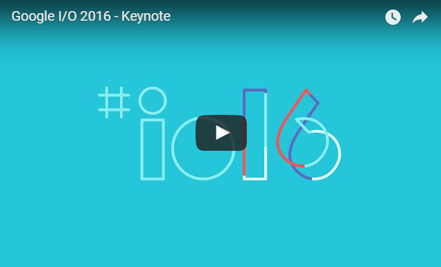 Följ livesändningen från Google I/O 2016 här