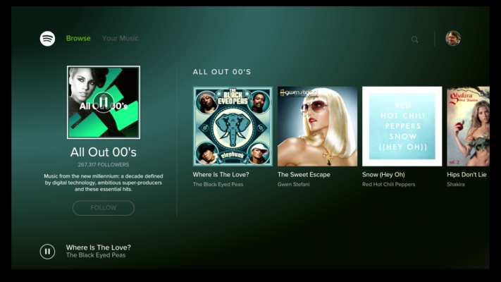 Spotify får Android TV-stöd