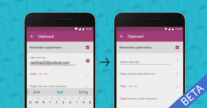 SwiftKey får eget urklipp i senaste betaversionen