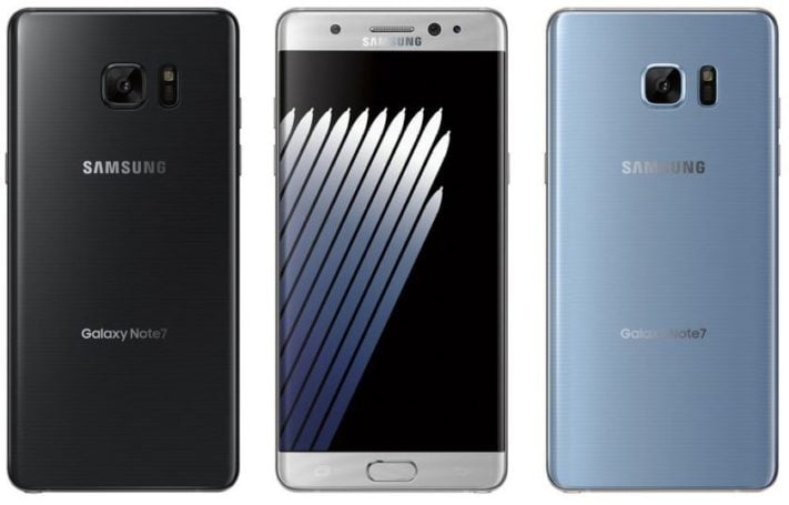 Pressbilder på Samsung Galaxy Note 7