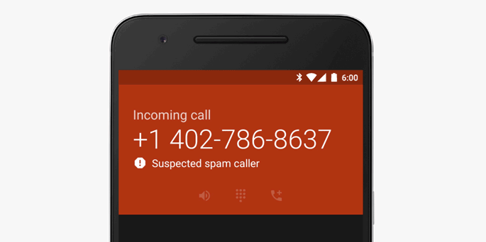 Googles telefonapp börjar varna för oönskade samtal