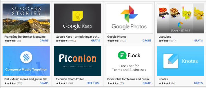 Chrome-appar försvinner – förutom för Chrome OS