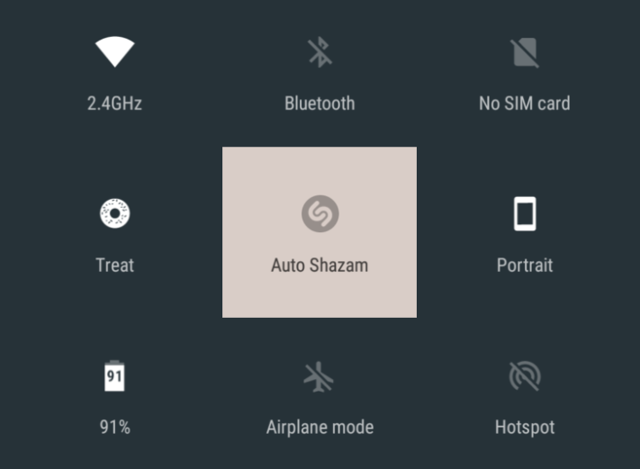 Shazam böjar utnyttja nya snabbinställningarna i Android 7.0