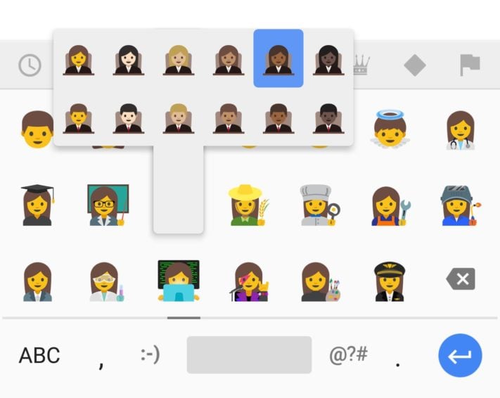 Android 7.1 har nära 600 nya eller förändrade emojis