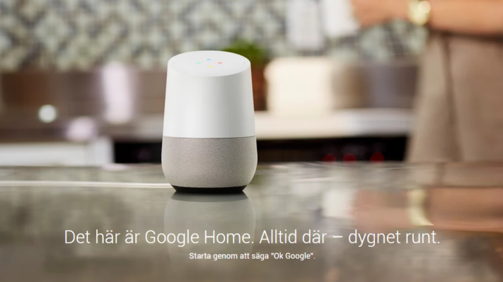 Google Home – en högtalare och virtuell assistent för hemmet