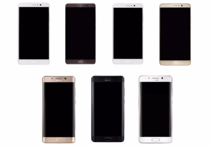 Rykte: Nya bilder på Huawei Mate 9, ena upplagan har Edge-panel