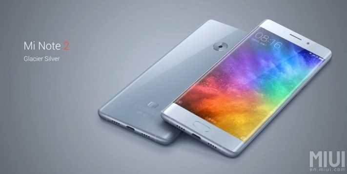 Xiaomi offenliggör Mi Note 2 – ser ut som en Galaxy Edge