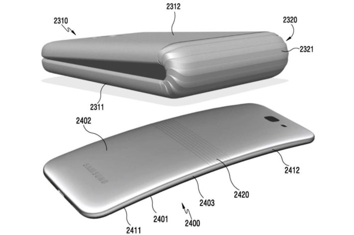 Samsung söker patent för skärm som kan vikas på mitten