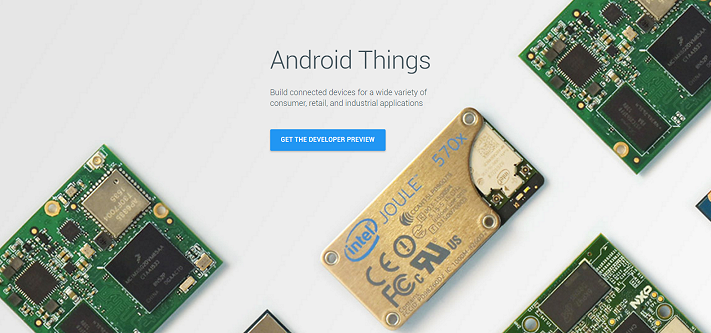 Googles satsning på sakernas internet heter nu Android Things