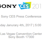 Sony tillkännager presskonferens under CES 2017