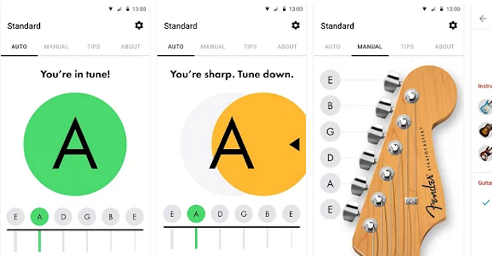 Fender släpper gitarrstämmare i Google Play