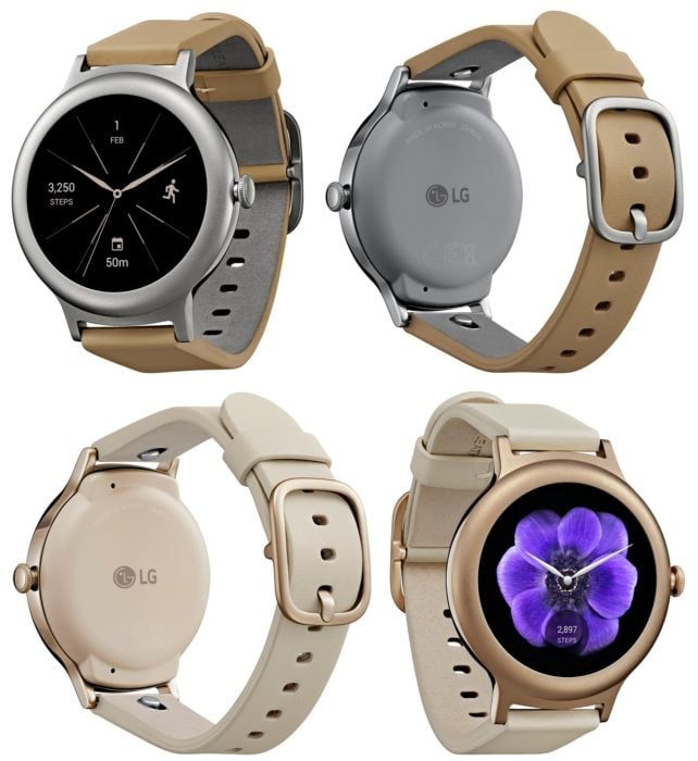 Pressbilder på LG:s smartklocka Watch Style