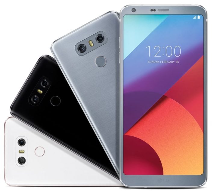 Ny pressbild på LG G6 dagen innan tillkännagivandet