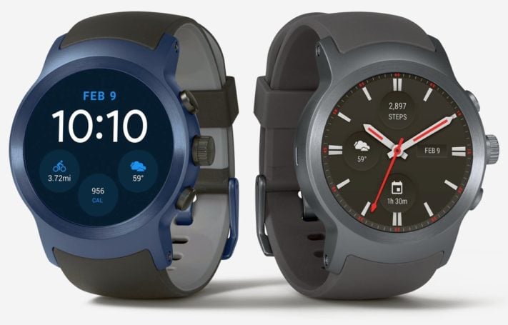 Högupplöst produktbild på kommande LG Watch Sport