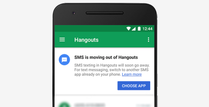 Nu är SMS-stödet officiellt borta från Hangouts