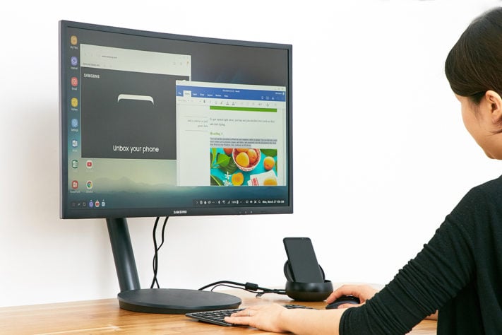Samsung DeX förvandlar Galaxy S8 till desktop, kostar 1490kr