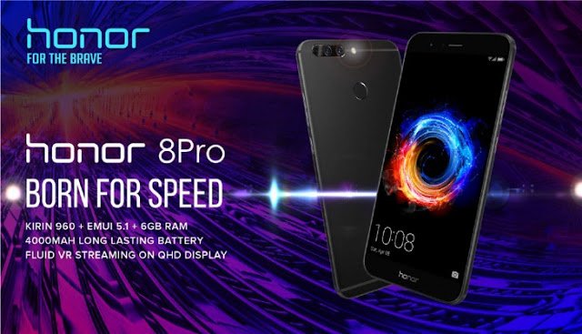 Huawei Honor 8 Pro med Kirin 960 lanserad
