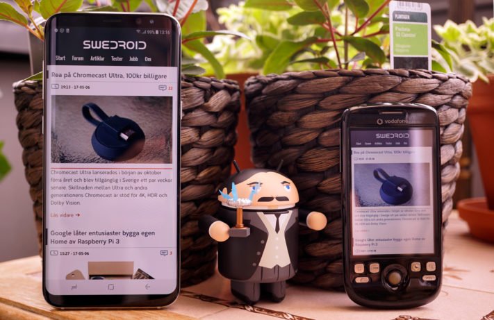När hoppade du på Androidtåget?
