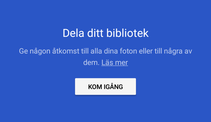 Nu kan du dela hela ditt bibliotek på Google Photos