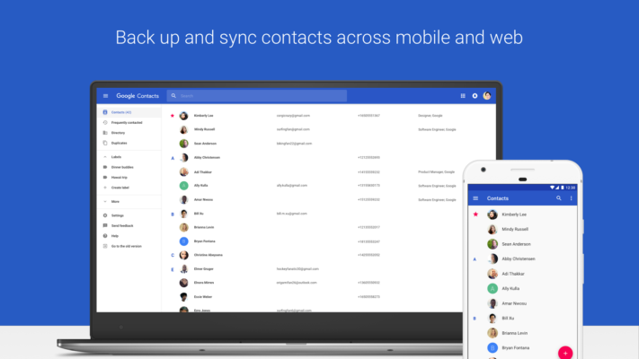 Google släpper sin kontakt-app för alla enheter