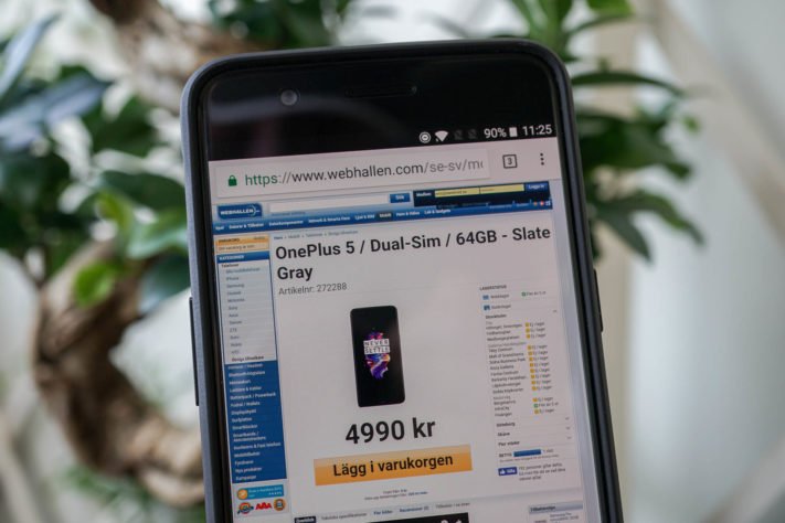 OnePlus 5 får svensk återförsäljare