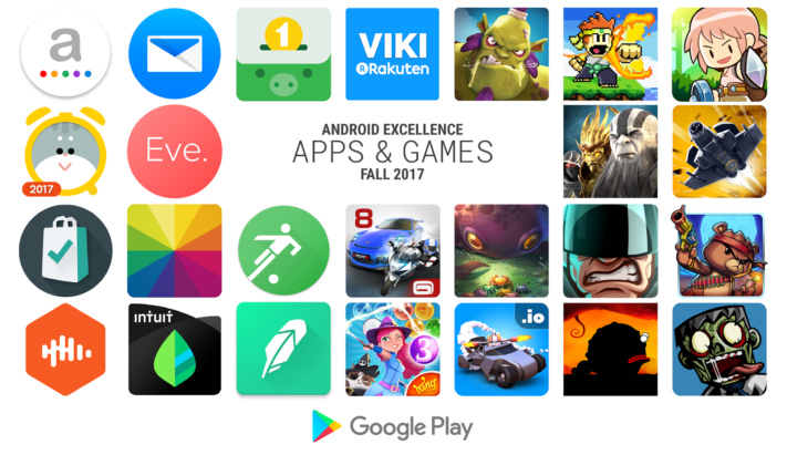 De här spelen och apparna tycker Google är värda att belysa hösten 2017