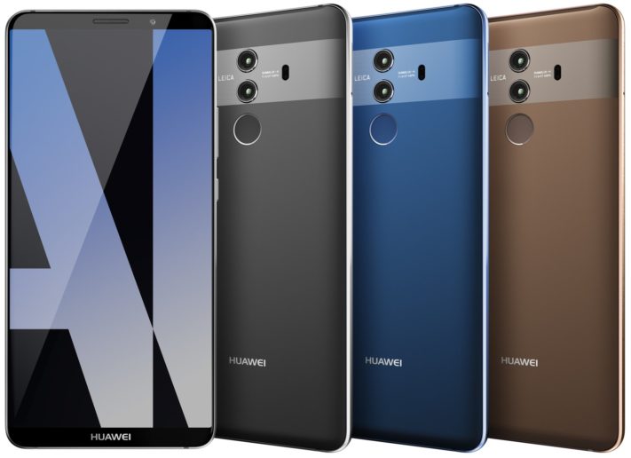 Huawei lanserar toppmodellen Mate 10 Pro