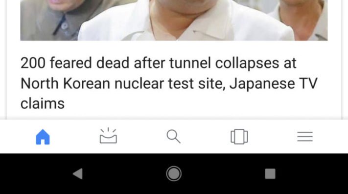 Google testar fem flikar i sök-appen